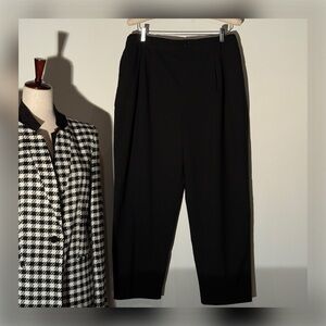 Zara Women's Black Straight-Leg Trousers